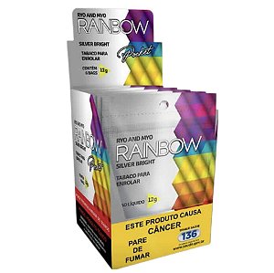 Tabaco Rainbow Silver Bright 12g Pocket - Display 5 un