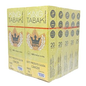 Tabaco Pré-Enrolado King Tabak Tradicional - Display 10 un