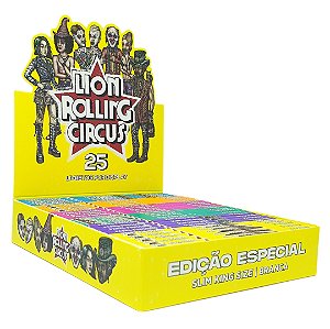 Seda Lion Rolling Circus Brasil Edition Slim King Size - Display 25 un