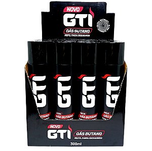 Gás GTI Butano 300ml - Display 12 un