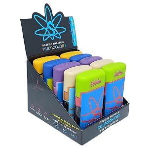 Isqueiro Maçarico Sadhu 'Multicolor 1' - Display 10 un