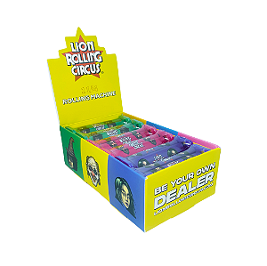 Máquina Lion Rolling Circus Acrílico 1 1/4 - Display 12 un