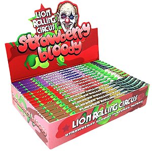 Seda Lion Rolling Circus Brasil Edition Sabor MIX King Size - Display 15 un