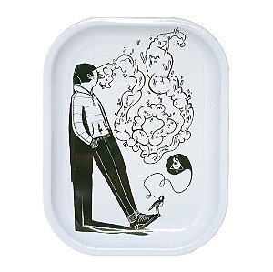 Bandeja Metal Pequena Squadafum x Alex Senna - Unidade