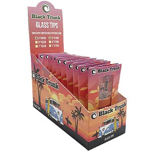 Piteira de Vidro Black Trunk 5mm - Display 10 un