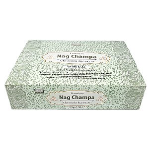 Incenso Nag Champa Darshan Massala (White Sage) - Display 25 un