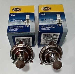 LAMPADA FAROL TROLLER  H4  60/55W HELLA KIT 2 PEÇAS