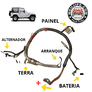 CHICOTE BATERIA TROLLER 3.O 2008 A 2012