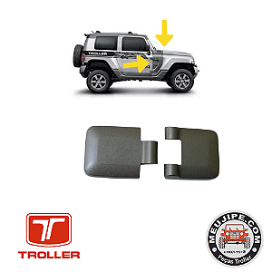 COBERTURA DOBRADICA TROLLER 2015 A 2021 CINZA CLARO