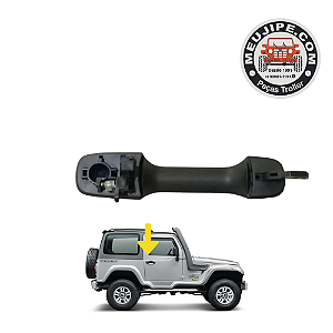 MACANETA EXTERNA PORTA TROLLER 2009 A 2014 PASSAGEIRO SEM FURO