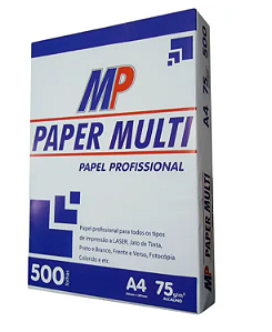 PACOTE SULFITE A4 C/ 500 FOLHAS - PAPER MULTI