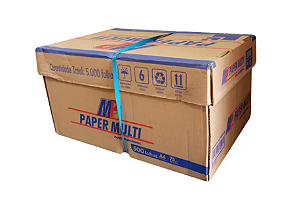 CAIXA SULFITE A4 500 FOLHAS COM 10 PACOTES - PAPER MULTI