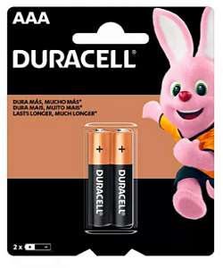PILHA AAA C/2 - DURACELL