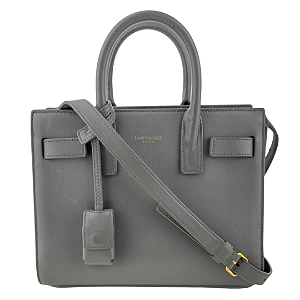 Bolsa YSL Sac de Jour Nano Tote Cinza