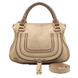 Bolsa Chloé Marcie Hobo areia