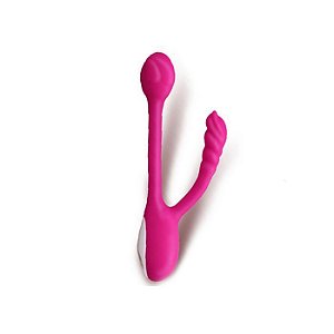 Penetrador Vaginal e Plug Anal Recarregáveis - Flower Bud