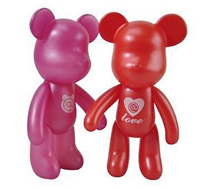 Popobe Casal Pvc Love Rosa para Decoração - Lovetoys