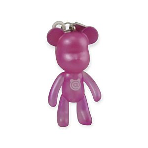 Chaveiro Urso Rosa Love Conect - Popobe