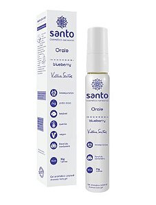 Gel Térmico Beijável Blueberry - Orale Kátia Santos - Santo Cosméticos