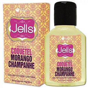 Gel Beijável Coquetel de Morango com Champanhe - Jells Kalya