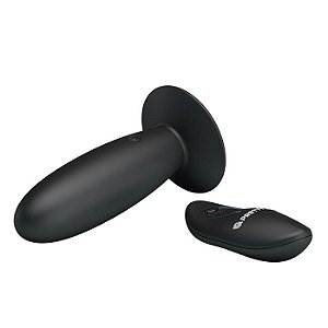 Plug Anal Recarregável Wirelees - Remote Control Vibrating Plug Pretty Love