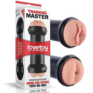 Masturbador Masculino Vagina e Ânus Training Double - Lovetoy