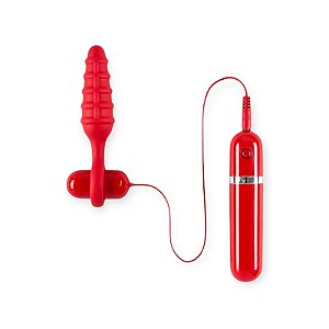 Plug Anal em Silicone com 10 Modos de Vibração Thriller Ass - Nanma