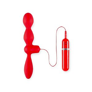 Plug Anal Duplo com 10 Ritmos de Vibração Thriller Ass - Nanma