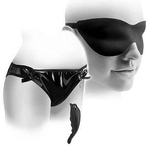 Calcinha com Estimulador Clitoriano - Vibrating Panty Black - Pipedream