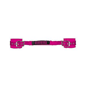 Algema Rosa 50 X 8  - Adjustable Leather Handcuffs Pink