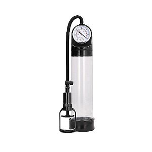Bomba peniana transparente com manômetro - Comfort Pump With Advanced Psi Gauge Transparent