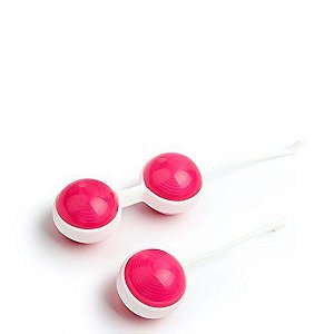 Bolas de Pompoar com 3 Pesos e Suporte - Z Beads Ruby - Zemalia