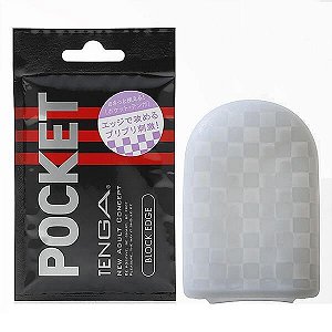 Masturbador Masculino Pocket - Block Edge - Tenga