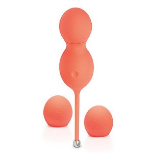 Bolas de Pompoar Controladas por Celular - We Vibe Bloom Coral