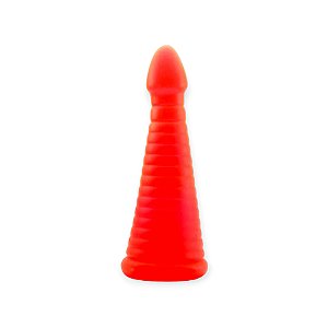 Plug Anal Cone 26cm com Esfera e Base - Absoloo