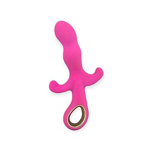 Vibrador de Luxo Recarregável Tripla Estimulação - Entice Pink Emily