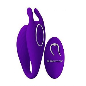 Vibrador de Casal 12 Vibrações Wireless Bill - Pretty Love