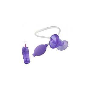 Estimulador Feminino com Sucção Manual e Vibração Multivelocidade Pump N' Play