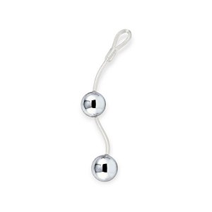 Bolas de Pompoarismo com 2 Esferas Cromadas 2cm x 64g - Lovetoys