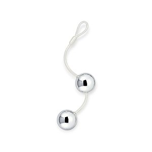 Bolas de Pompoarismo com 2 Esferas Cromadas 3cm x 224g - Lovetoys