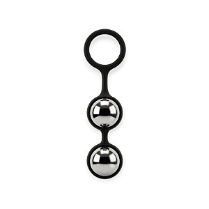 Bolas de Pompoarismo com 2 Esferas Cromadas 3cm x 230g - Lovetoys