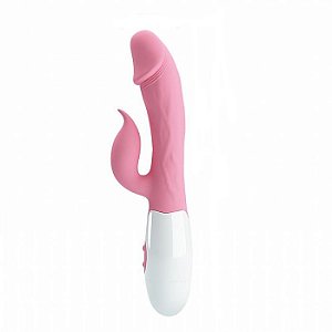 Vibrador e Estimulador Clitoriano 30 Vibrações Peter - Pretty Love