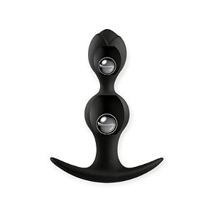 Plug Anal Duplo Preto Andrew - Lovetoys