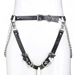 Harness De Perna com Correntes - Dione-  Coleção Fetiche Lovetoys