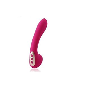 Vibrador Recarregável Com Estimulador Clitoriano Joy - Aphojoy