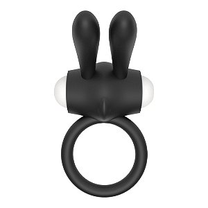 Anel Silicone Flexível Com Vibração Rabbit - Lovetoy