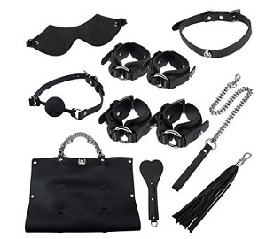 Bolsa Fetiche de Luxo com Acessorios Fetich Sex Black - Lovetoys COR: Preto  TAMANHO: UNICO