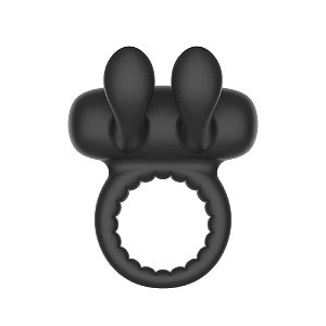 Anel Peniano 10 Vibrações Rabbit – Coleção Black Lovetoys