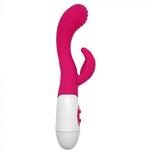 Vibrador Ponto G Com Estimulador Stephany 10 Vibrações - Lovetoys