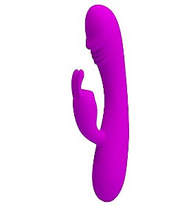 Vibrador com Estimulador 30 Vibrações Hunter - Pretty Love